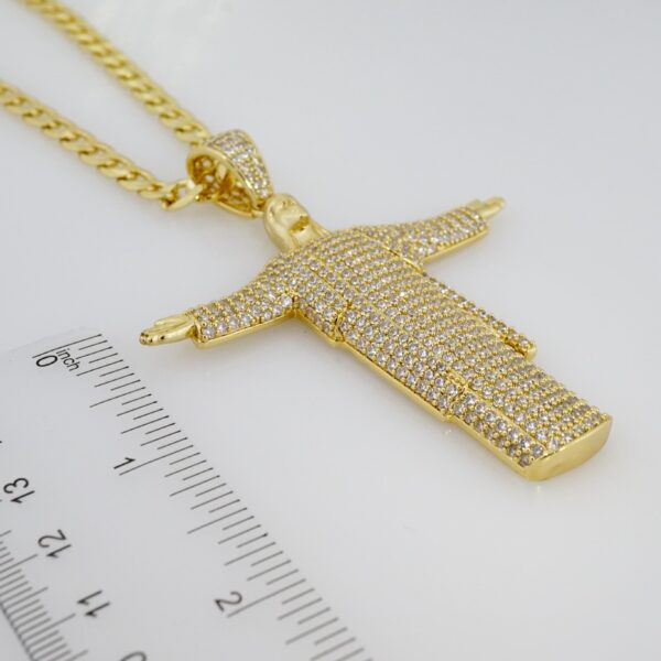 Cadena de Hombre en Acero Bañada en Oro 14k – MCH041 - Imagen 3