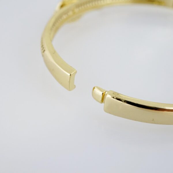 Pulso de Acero Bañado en Oro 14k - BA030 - Imagen 3