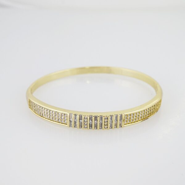 Pulso de Acero Bañado en Oro 14k - BA035