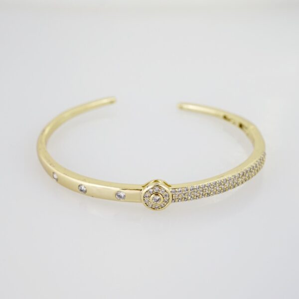 Pulso de Acero Bañado en Oro 14k - BA033