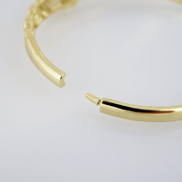 Pulso de Acero Bañado en Oro 14k - BA041 - Imagen 3
