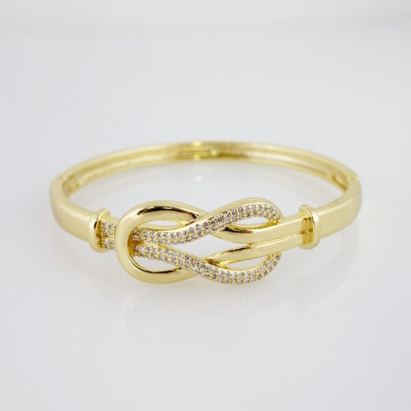 Pulso de Acero Bañado en Oro 14k - BA032