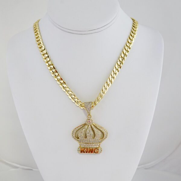 Cadena de Hombre en Acero Bañada en Oro 14k – MCH044