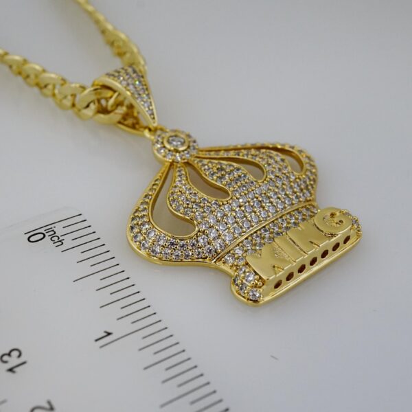 Cadena de Hombre en Acero Bañada en Oro 14k – MCH044 - Imagen 3