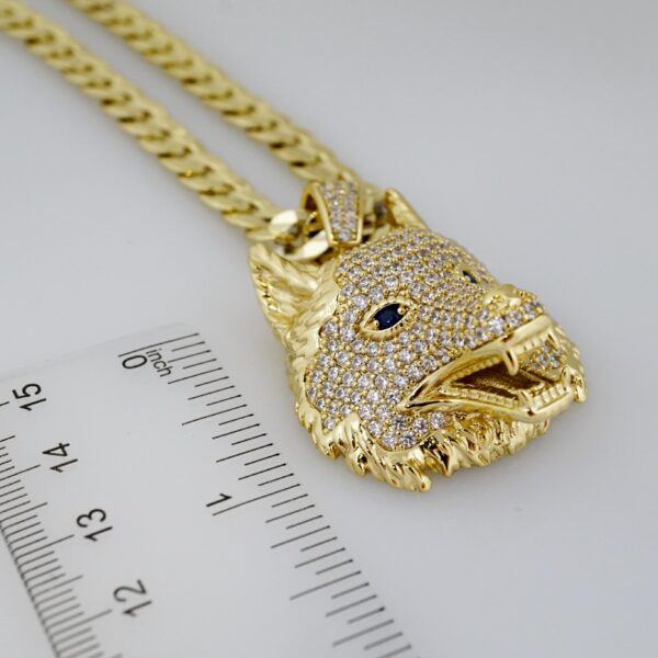 Cadena de Hombre en Acero Bañada en Oro 14k – MCH045 - Imagen 3