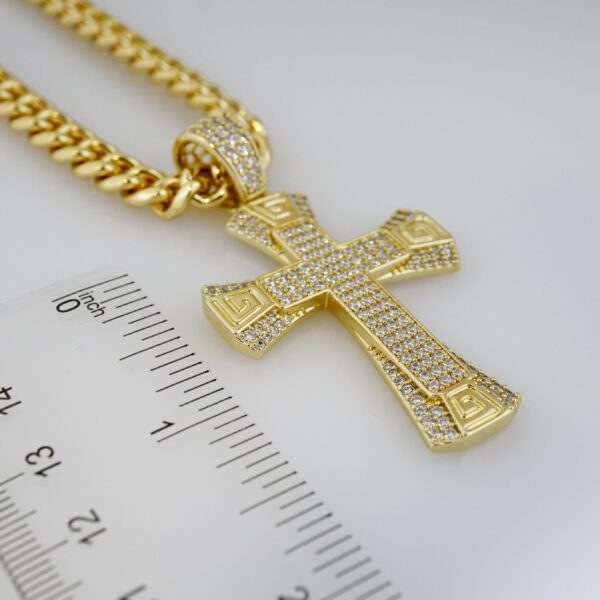 Cadena de Hombre en Acero Bañada en Oro 14k – MCH042 - Imagen 3