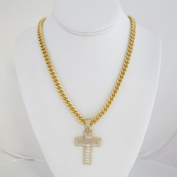 Cadena de Hombre en Acero Bañada en Oro 14k – MCH043