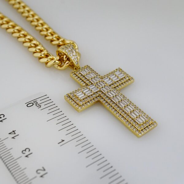 Cadena de Hombre en Acero Bañada en Oro 14k – MCH043 - Imagen 3