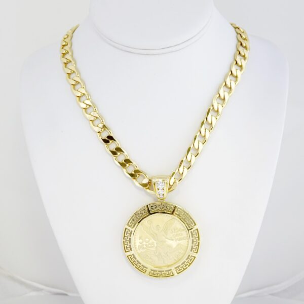 Cadena de Hombre en Acero Bañada en Oro 14k – MCH047
