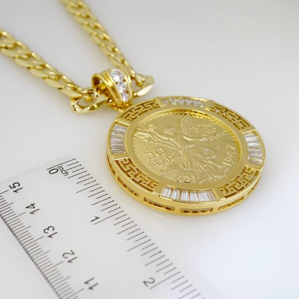 Cadena de Hombre en Acero Bañada en Oro 14k – MCH048 - Imagen 3