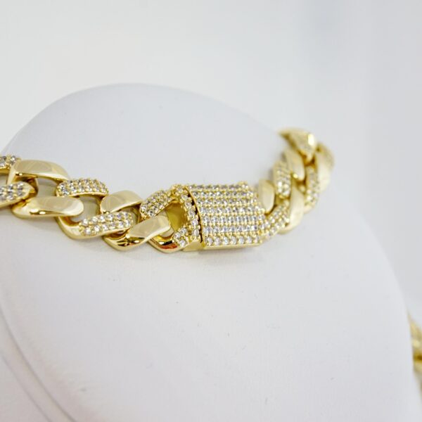 Set de Acero Inoxidable Bañado en Oro 14k - SET001 - Imagen 2