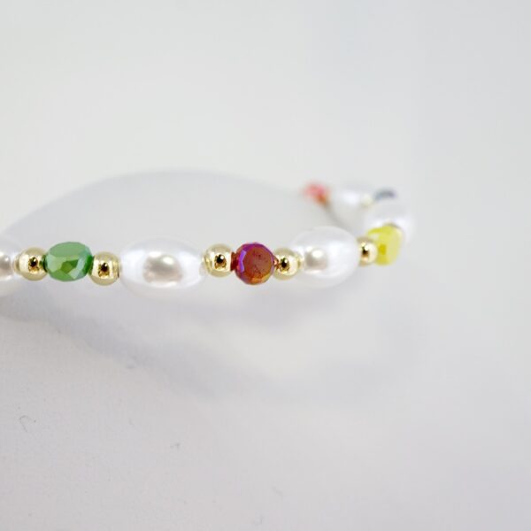 Set de Acero Inoxidable con Piedras de Colores – SET0060 - Imagen 3