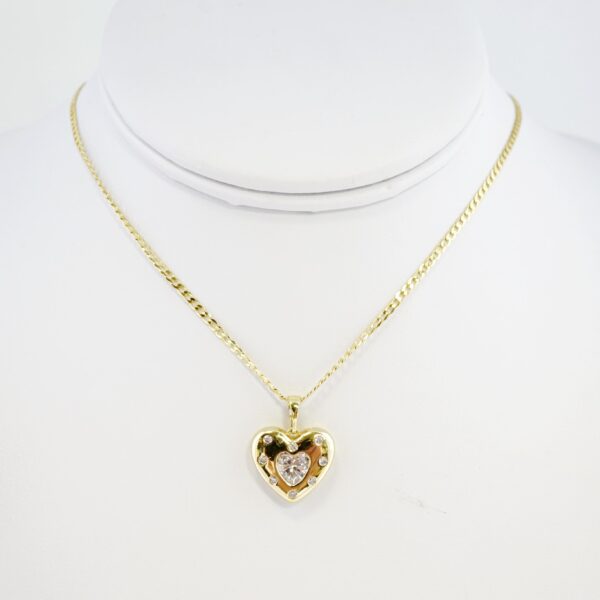 Cadena de Acero Bañada en Oro 14k - CH081