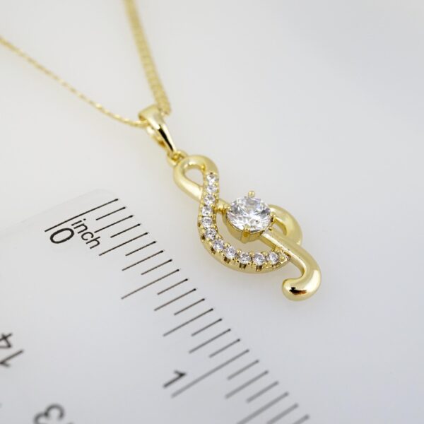 Cadena de Acero Bañada en Oro 14k - CH076 - Imagen 3