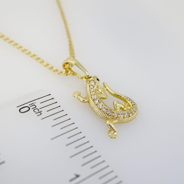Cadena de Acero Bañada en Oro 14k - CH075 - Imagen 3