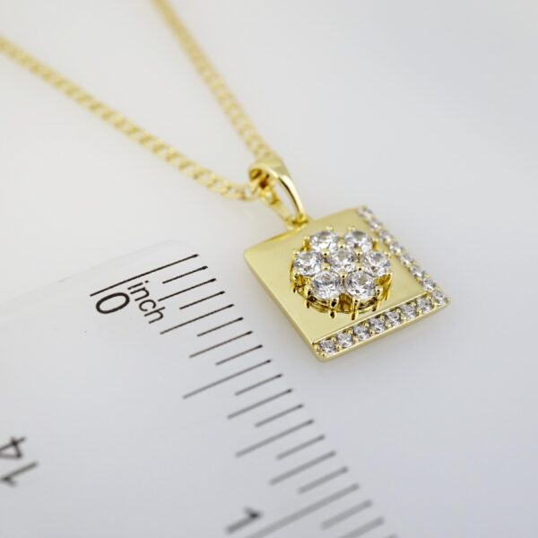 Cadena de Acero Bañada en Oro 14k - CH074 - Imagen 3