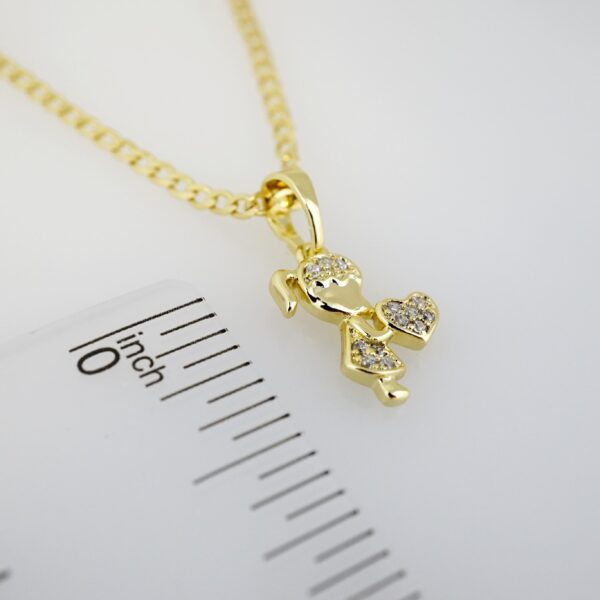 Cadena de Acero Bañada en Oro 14k - CH073 - Imagen 3