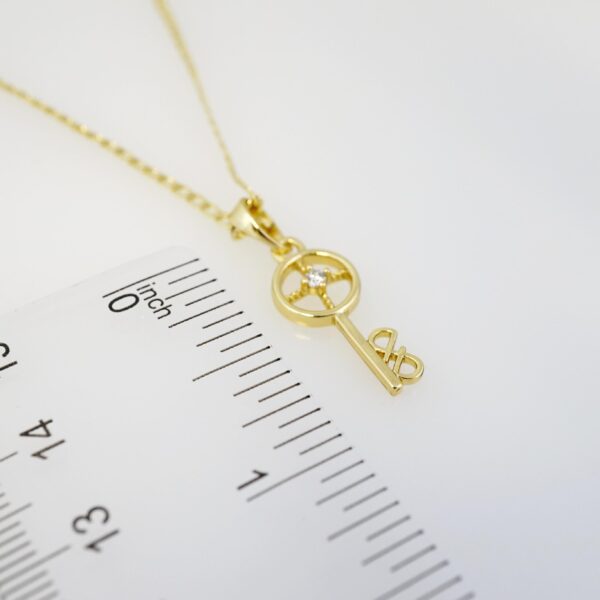 Cadena de Acero Bañada en Oro 14k - CH072 - Imagen 3