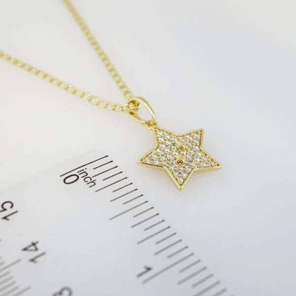 Cadena de Acero Bañada en Oro 14k - CH070 - Imagen 3