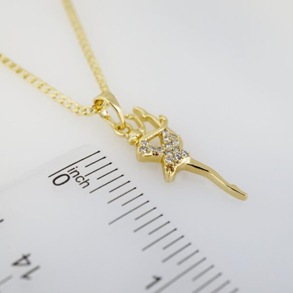 Cadena de Acero Bañada en Oro 14k - CH069 - Imagen 3