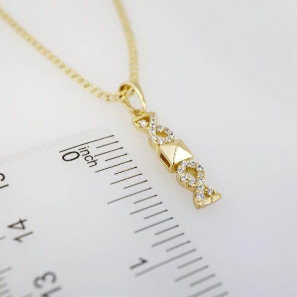 Cadena de Acero Bañada en Oro 14k - CH067 - Imagen 3