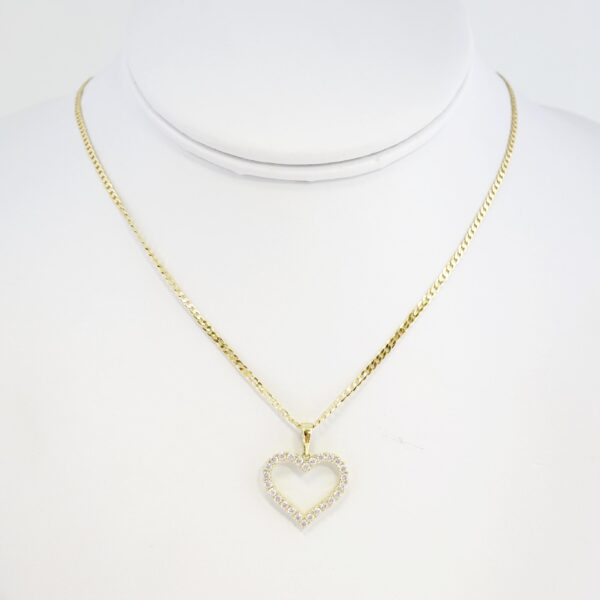 Cadena de Acero Bañada en Oro 14k - CH066