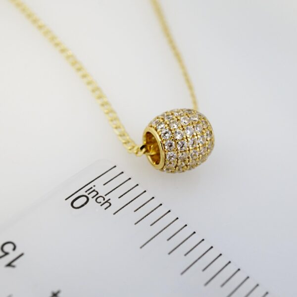 Cadena de Acero Bañada en Oro 14k - CH065 - Imagen 3