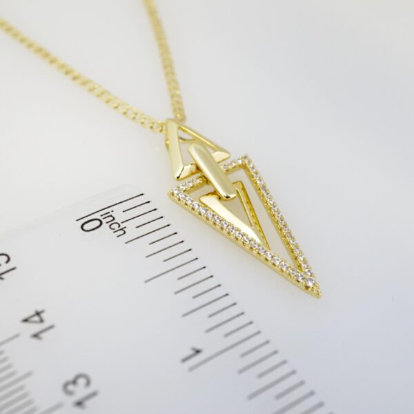 Cadena de Acero Bañada en Oro 14k - CH059 - Imagen 3
