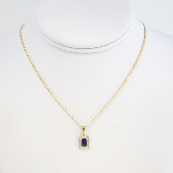Cadena de Acero Bañada en Oro 14k - CH057