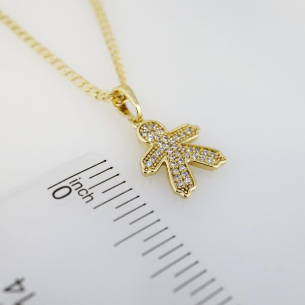Cadena de Acero Bañada en Oro 14k - CH056 - Imagen 3
