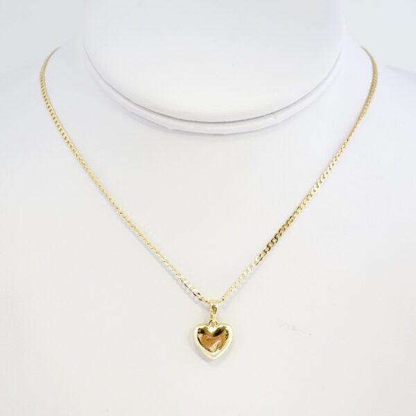Cadena de Acero Bañada en Oro 14k - CH055