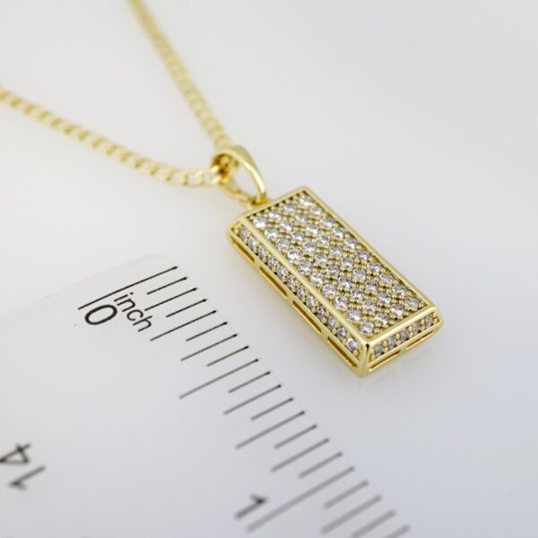 Cadena de Acero Bañada en Oro 14k - CH054 - Imagen 3