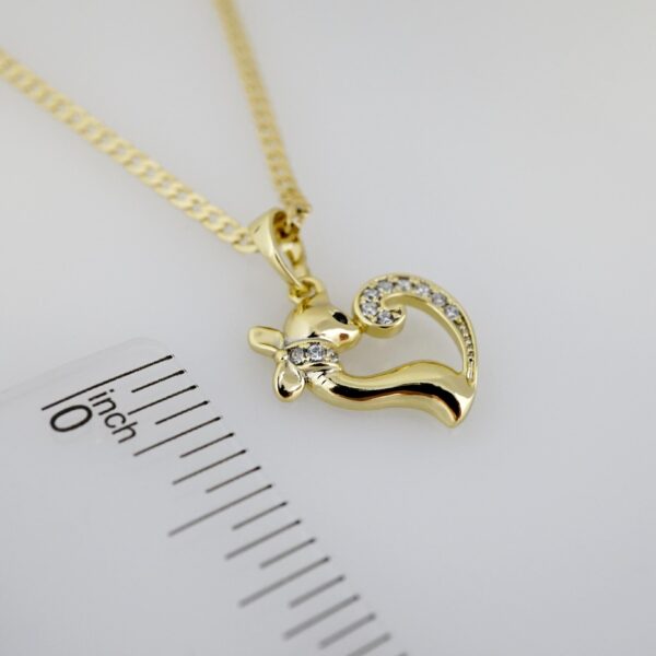 Cadena de Acero Bañada en Oro 14k - CH047 - Imagen 3