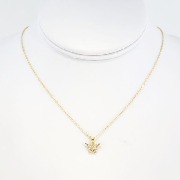 Cadena de Acero Bañada en Oro 14k - CH039