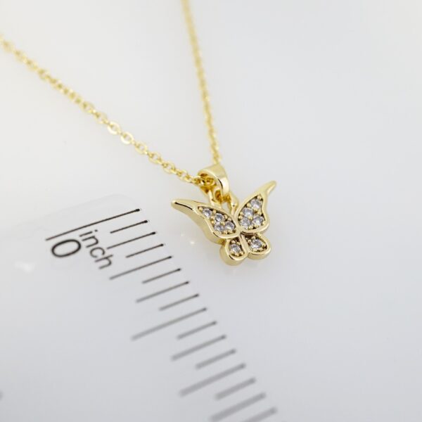 Cadena de Acero Bañada en Oro 14k - CH039 - Imagen 3