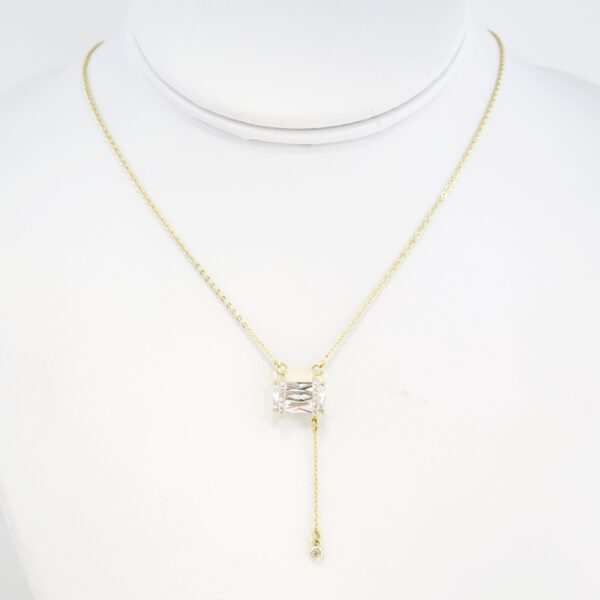 Cadena de Acero Bañada en Oro 14k - CH044