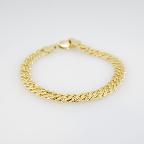 Manilla de Hombre en Acero Bañada en Oro 14k - BR016