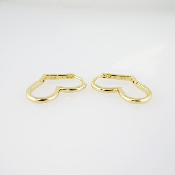 Arete de Acero Bañado en Oro 14k - EA087
