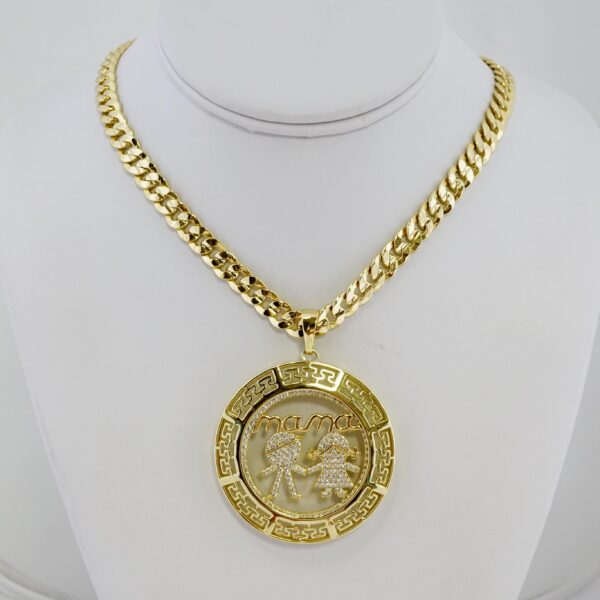 Cadena de Hombre en Acero Bañada en Oro 14k – MCH008