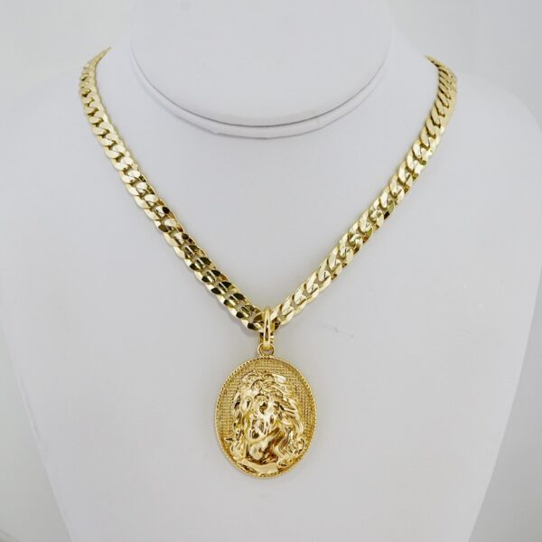 Cadena de Hombre en Acero Bañada en Oro 14k – MCH007