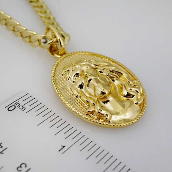 Cadena de Hombre en Acero Bañada en Oro 14k – MCH007 - Imagen 3