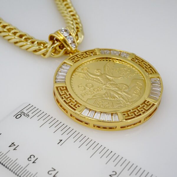Cadena de Hombre en Acero Bañada en Oro 14k – MCH003 - Imagen 3