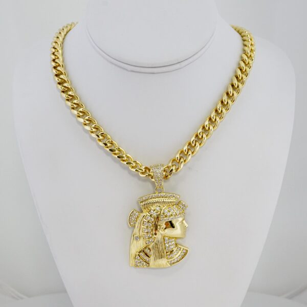 Cadena de Hombre en Acero Bañada en Oro 14k – MCH004