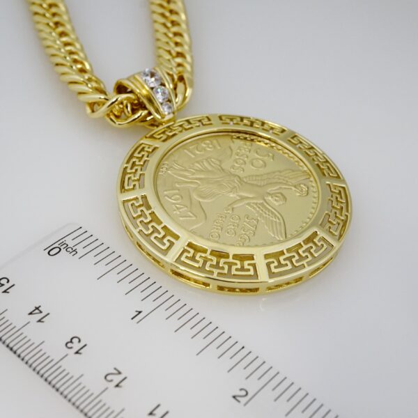 Cadena de Hombre en Acero Bañada en Oro 14k – MCH005 - Imagen 3