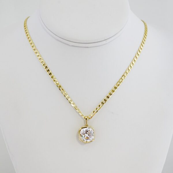 Cadena de Acero Bañada en Oro 14k – CH0110
