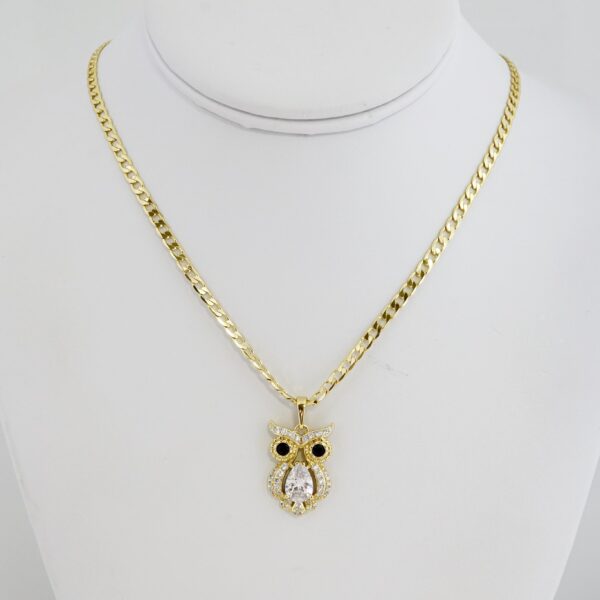 Cadena de Acero Bañada en Oro 14k – CH0109