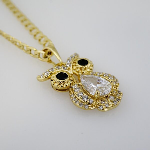 Cadena de Acero Bañada en Oro 14k – CH0109 - Imagen 3