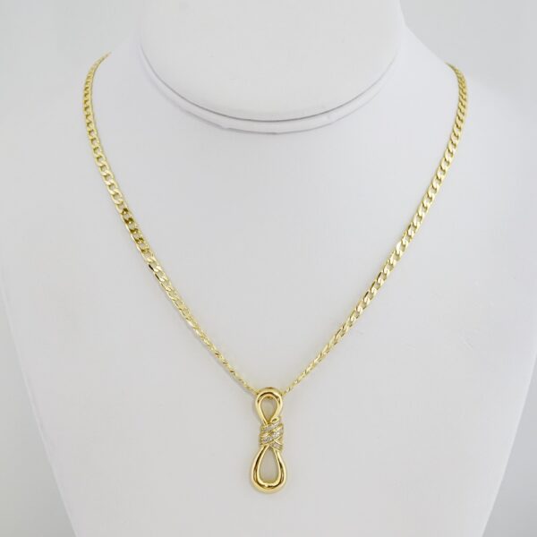 Cadena de Acero Bañada en Oro 14k – CH0106
