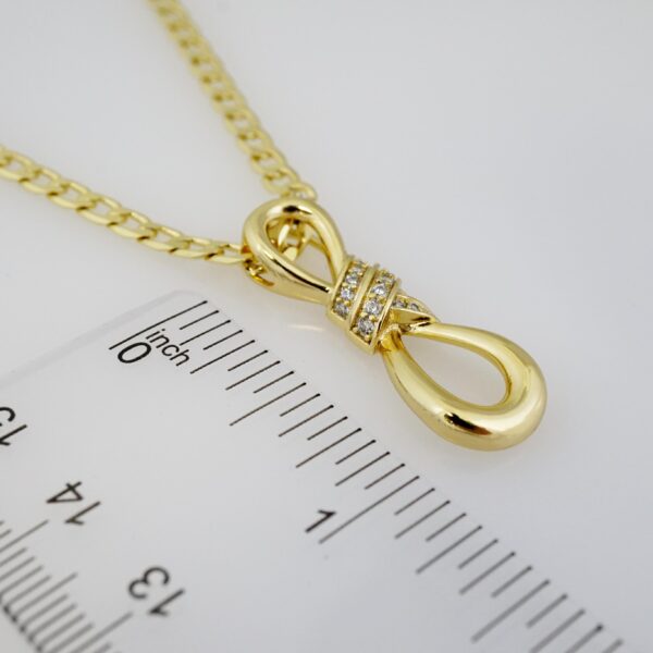 Cadena de Acero Bañada en Oro 14k – CH0106 - Imagen 3