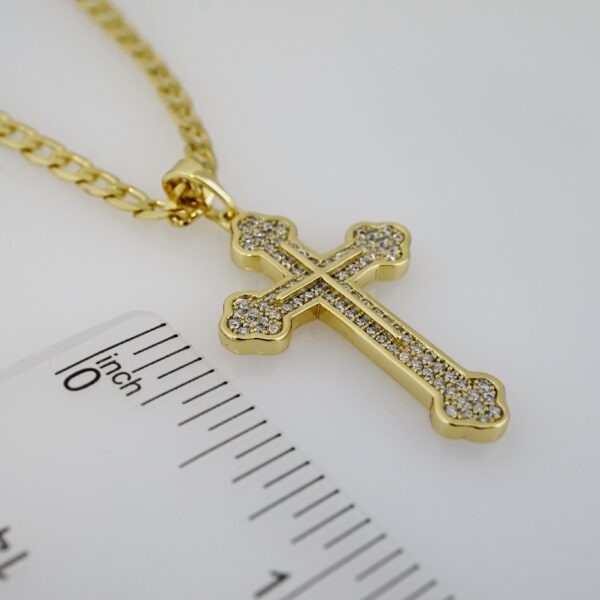 Cadena de Acero Bañada en Oro 14k – CH092 - Imagen 3
